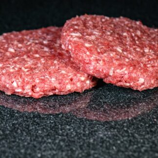 Aberdeen Angus Grass Fed 28 Day Dry Aged Beef Burgers ( 2 per pack)