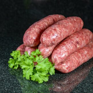 Aberdeen Angus Grass Fed 28 Day Dry Aged Beef Sausages 275 grams
